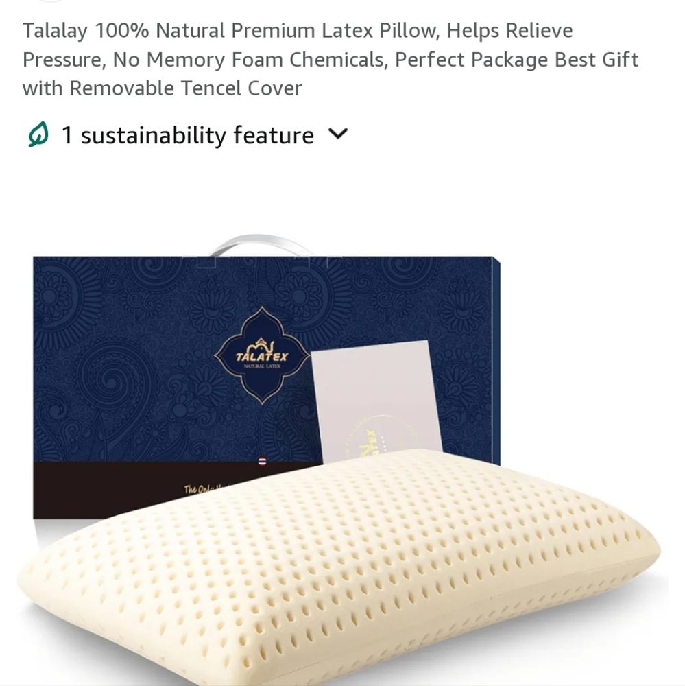 Latex pillow